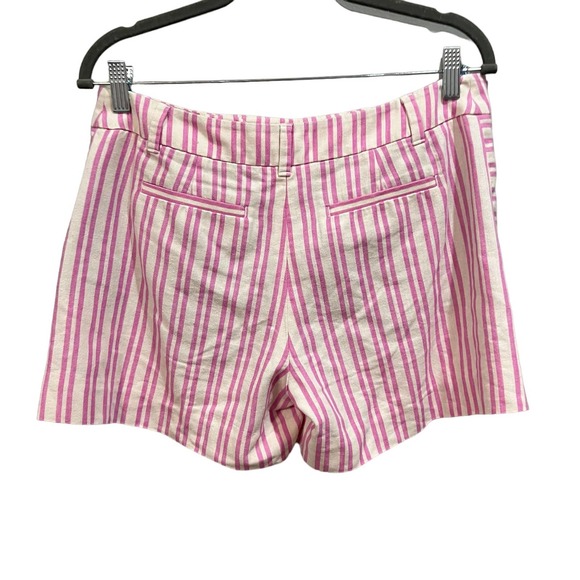 Anthropologie Cartonnier Pink Stripe main sail Sailor Shorts Size 6 - Picture 7 of 11